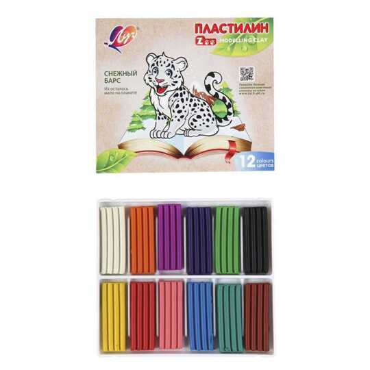 Пластилин -ZOO- 12 цветов 29С 1722-08